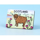 6124 Fridge Magnet-HIGHLAND COW